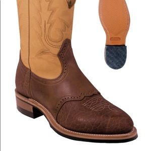 Durango Western cowboy boots all leather 10EE mens great condition 2 tone browns